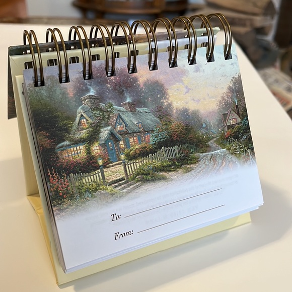 Thomas Kinkade Inspirational calendar, daily scriptures, - Picture 4 of 5